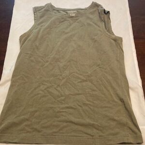 Christopher & Banks Sage Green Sleeveless Top
